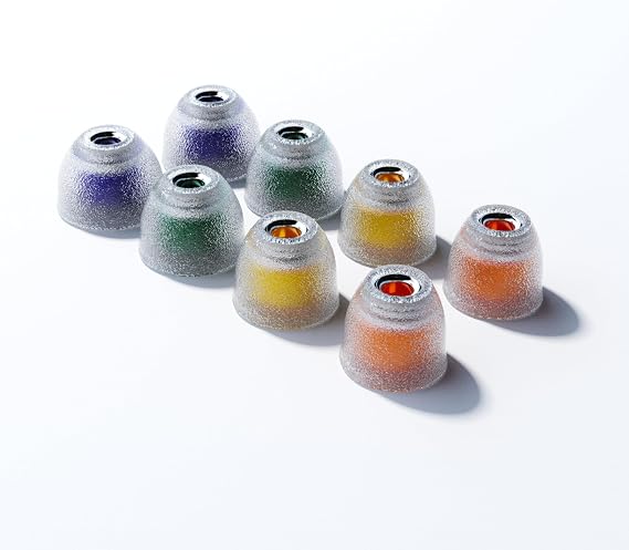 Linsoul Tangzu Tang Sancai Noble Earbud Tips,Stainless Steel IEM Ear Plugs
