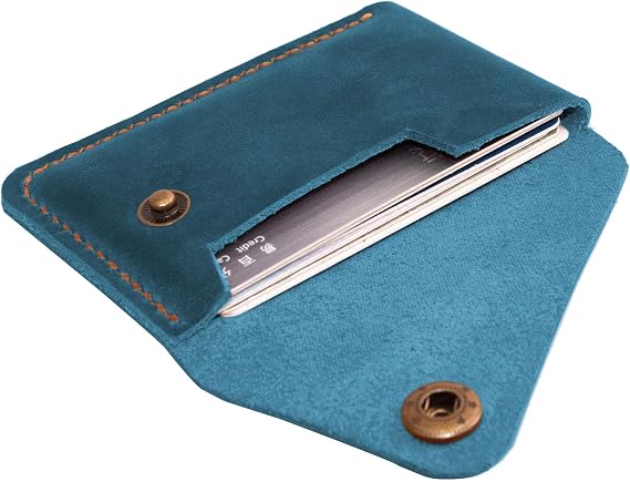 Minimalist Leather Wallet, Personalized Slim Front Pocket Wallet, Men's Cardholder, Distressed Leather Cardholder, Perfect Gift