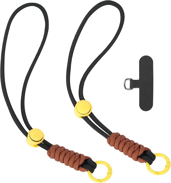 Versatile Adjustable Wrist Strap Fits Phones, Cameras, Keys | With Metal Buckle, Compatible with iPhone, Galaxy, Pixel, Insta360, Pocket 3, etc