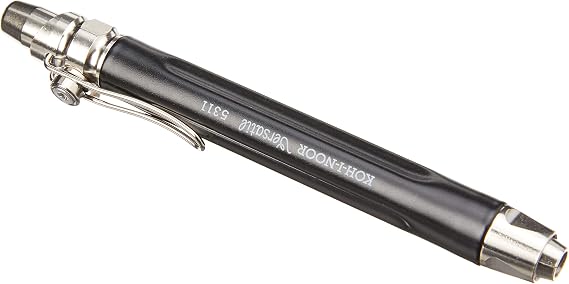 KOH-I-NOOR 5311 5.6mm Diameter Mechanical Clutch Lead Holder Pencil - Black
