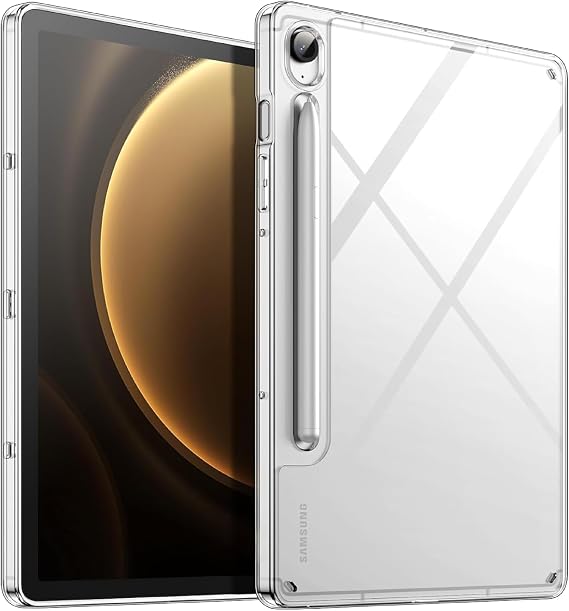 Samsung Tablet Case Transparent Silicone Back Cover from Babylon (Galaxy Tab S9 FE/Galaxy Tab S9 X710)