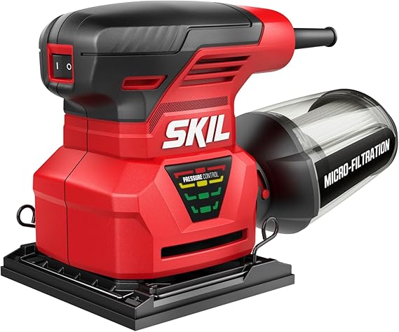 SKIL 2.0 Amp 1/4 Sheet Palm Sander with Pressure Control - 7292-02