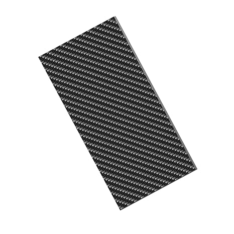 200X500X1.0MM 3.0MM 5.0MM 100% 3K Carbon Fiber Laminate Plate Matt Surface Twill Weave Panel Sheet 1.0MM Thickness (Twill Weave Matte Finish, 500 * 200 * 5mm)