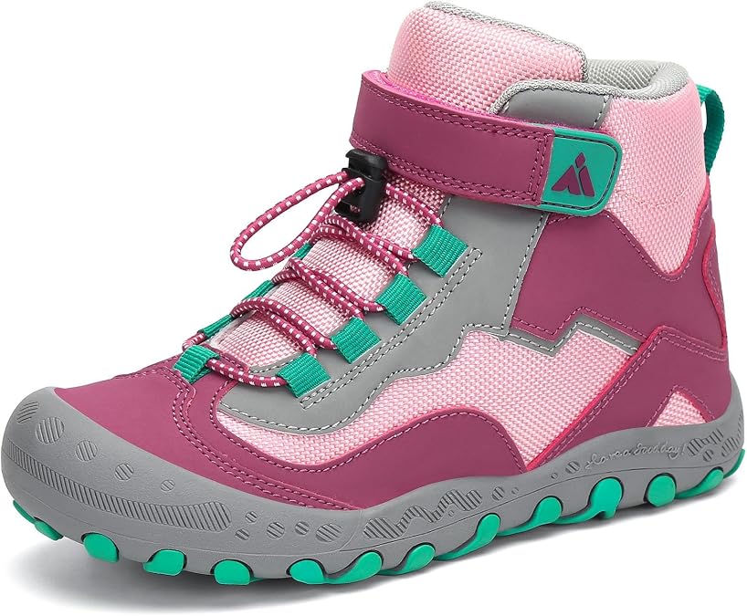 Mishansha Kids Hiking Boots Toddler Boys Girls Hiking Shoes Outdoor Trail