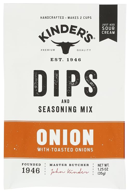 Kinders Bbq Sauce, Kinder'S, Dips & Seasoning Mix, Onion, 1 Ounce