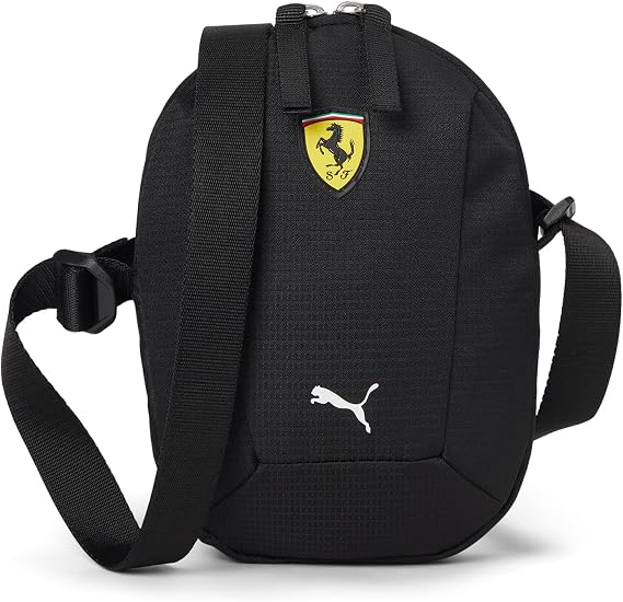 PUMA Unisex Scuderia Ferrari Formula 1 Race Crossbody Bag, Black AH25, One Size