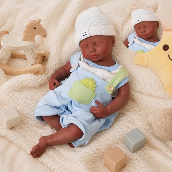 19-Inch Full Body Silicone Reborn Baby Doll Ture-to-life Baby Size Girl