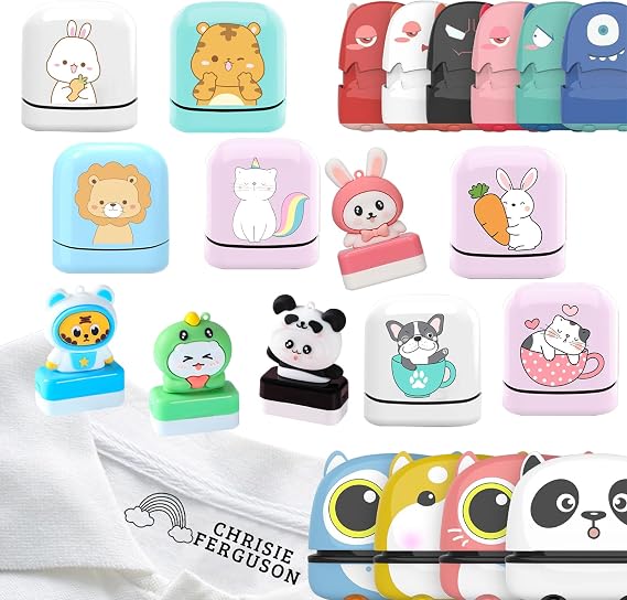 Name Stamp for Clothing Kids-Kindergarten Stamp-Kids Custom Name Stamp-Custom Signature Stamp-Various Styles for You to Choose