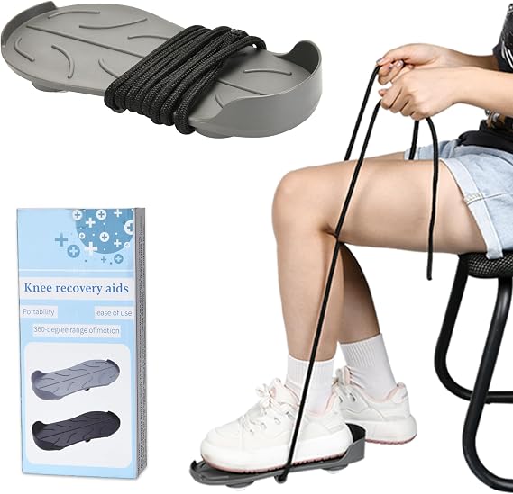 Knee Glider, Knee Rover, Leg Exerciser for Physical Therapy&Recovery | Post Knee Surgery Essential for ACL,PCL and Hip Recovery,Supports Mobility Training at Home with Foot Sliding Exercise Design