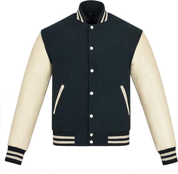 Varsity Jacket Baseball Letterman Jacket Wool and Leather Premium Quality Unisex Basketball Jacket