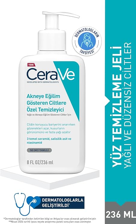 CeraVe Akneye Eğilim Gösteren Ciltler Için Özel Temizleyici 236ml 103846-1-3