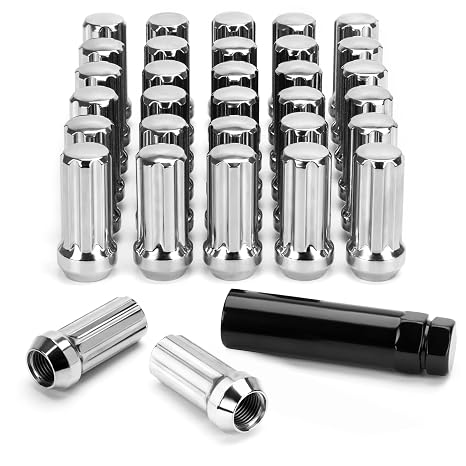 9/16-18 Lug Nuts for 1994-2011 Dodge Ram 2500 3500, 2002-2010 Ram 1500,32pc
