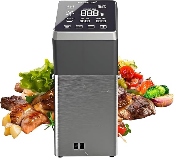 Professional Sous Vide Cooker,Precision Commercial Sous Vide Machine,Cooker with Accurate Temperature & Timer, Fast Heating, for Restaurant Home Chefs