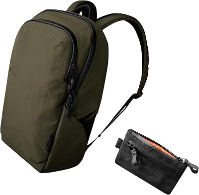 ALPAKA Bravo Backpack 23L and Zip Pouch - Laptop Backpack Fits 16 Inch Computers, Water Bottle Holders - RFID-Blocking Small Cash and Card Zip Wallet