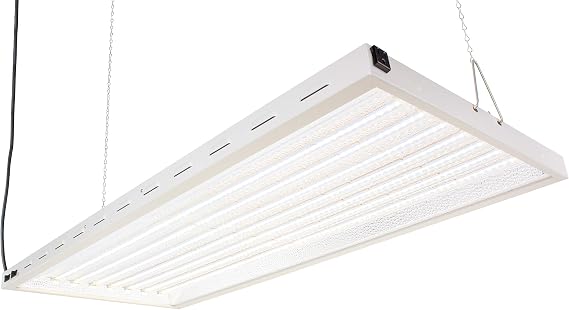 4x2ft led grow lights 200W with 5500K white spectrum and over 2.0PPF/W and 40000 lumens, ideal for 4ft T5 refurbishment, 8 fluorescent grow lights or 400W