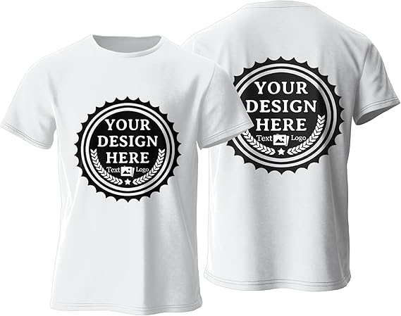 Custom T Shirts Design Your Own Bulk Customized T Shirts Unisex Personalized T Shirts Tee Add Text Logo/Photo/Image