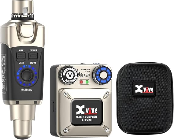 Xvive U45 Wireless in-Ear Monitor System with CU4 Case