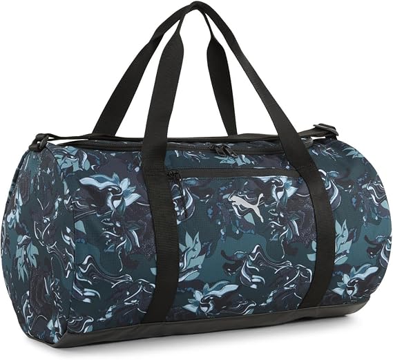 PUMA Kadın AT GREEN TERRAINS Barrel Bag Spor Çantası Green Terrain-AOP X