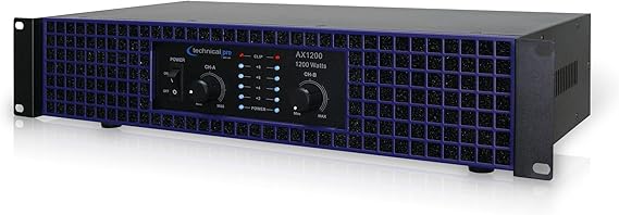Technical Pro AX1200 2U Professional 2CH Power Amplifier