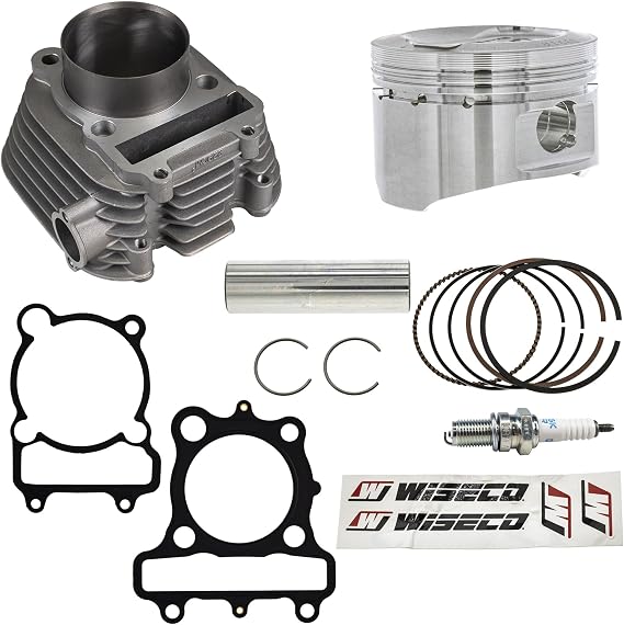 NICHE Cylinder Wiseco Piston Gasket Kit For Yamaha Bear Timberwolf 250 Moto 4 Tri Moto 225 4BD-11310-01-00