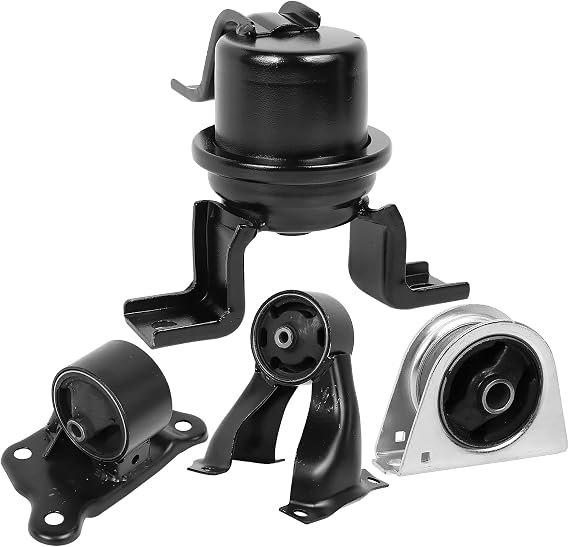4-Pc Engine Motor Mount Kit Compatible with 02-07 Mitsubishi Lancer 2.0L