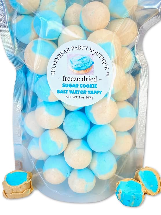 Freeze Dried Candy FROSTED SUGAR COOKIE Taffy (2 oz bag) - Shipped in a Box - Cookie Candy