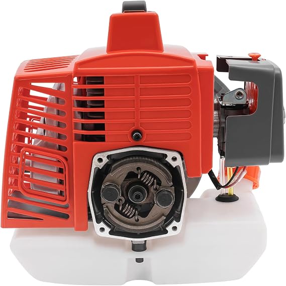 2-Stroke Gas Engine Motor, 63.3CC 2.2kW Kart Engine Single Cylinder Gasoline-Powered Multipurpose Engines Horizontal Shaft Single Cylinder Motor for Go Kart Compressors Trencher Lawn Mover