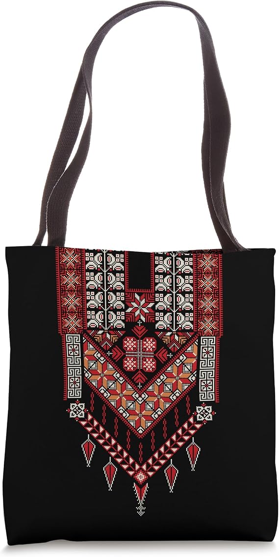 Palestine Women Traditional Graphic For Palestinians Womens Tote Bag