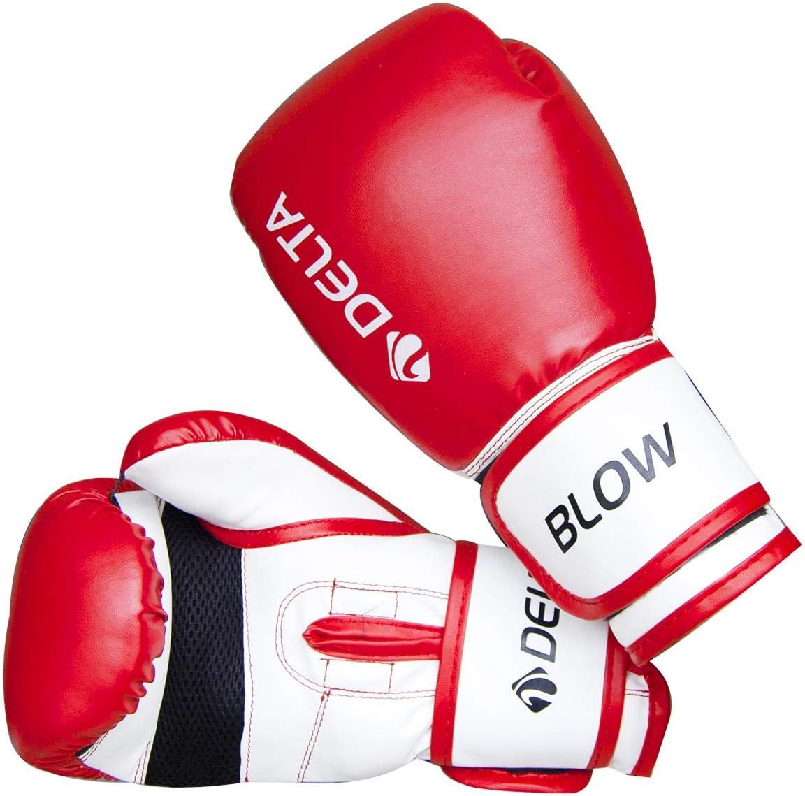 Delta Blow Dura-Strong Boxing Gloves, Red