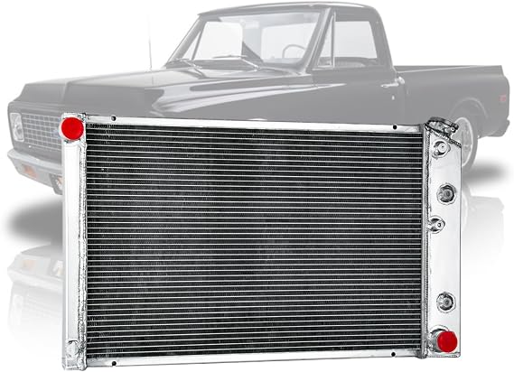 3 Row Radiator For Chevy Monte Carlo Oldsmobile Cutlass 1978-1987 | 3 Rows Aluminum Radiators Replacement 3.2L 3.3L 3.8L 4.1L 4.3L 4.4L 4.8L 4.9L 5.0L 5.7L 6.6L 7.5L V8 L6 Engine Cooling