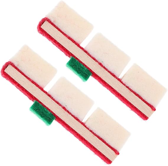 Piano Mute Pedal Wool Felt Wooden Upright Piano Damper Tool 2PCS Style
