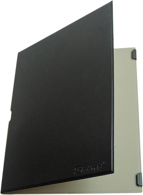 Boogie Board Protective Folio Cover for Blackboard Note-Size (5.5x7.25) Reusable Notebook, Black (Blackboard Note Sold Separately)