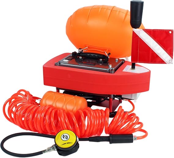 819-S6 Dive System, Portable Rechargeable Dive Gear, Tankless Tank Dive System, Waterproof Air Compressor for Snorkeling and Expeditions
