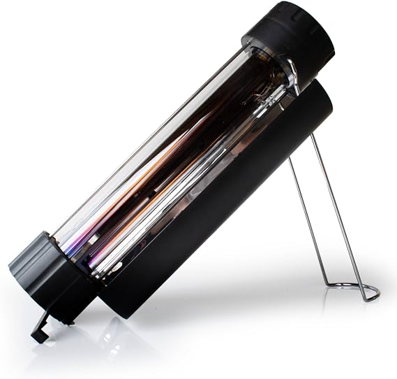 Teragh Solar Kettle 2.0 - Portable Solar Water Heater & Backpacking Boiler | 17oz Eco-Friendly Camp Stove Thermos | Off-Grid Cooking & Emergency Survival Gear for Camping, Hiking, Bushcraft