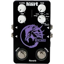 Maker hart REVZAKU/REVERB Studio-Grade Reverb Pedal – 7 Reverb Modes Stereo Support High-Fidelity DSP 4 Knob Control for Enhanced Tone guitar effect pedal