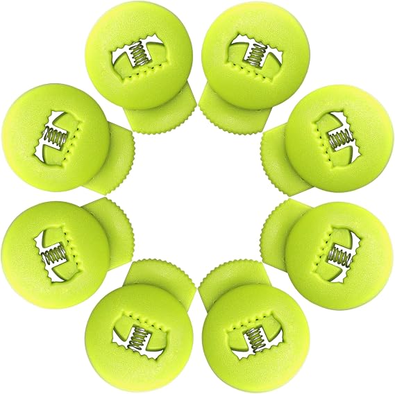 Glove Locks, 8 Pack Baseball Glove Lace Locks, No More Knots Required, Universal Fit for Baseball and Softball Gloves