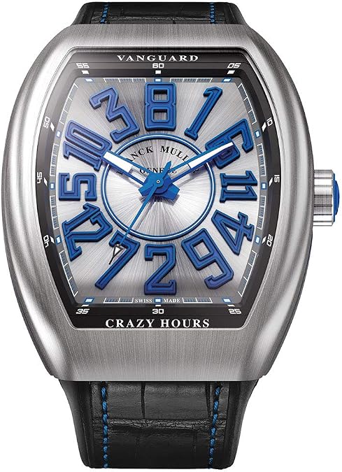 Franck Muller Vanguard Blue Crazy Hours Watch