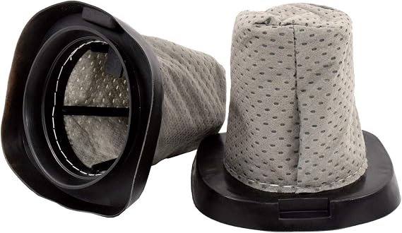HQRP 2-pack Dust Cup Filter Replacement for Dirt Devil F25 F-25 2SV1102000 3SV0980000 compatible with Dirt Devil SD20000 Simpli-Stik / 083405 M083405 Versa Power Stick Vac Vacuum Cleaner