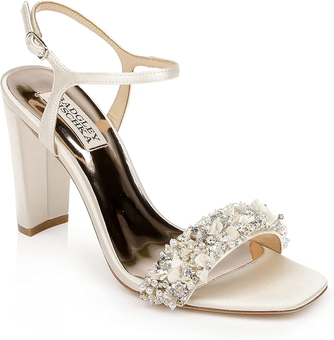 Badgley Mischka Women's Teenie High Block Heel Sandal