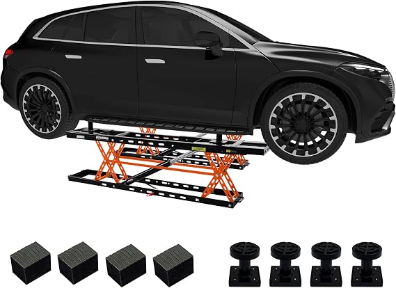 Albott 8000 lb Portable Car Lift for Home Garage