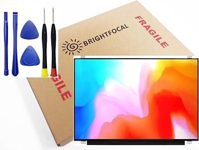 BRIGHTFOCAL New Screen Replacement for N140BGE-E33 REV.C3 HD 1366x768 Slim LCD LED Display with Tool