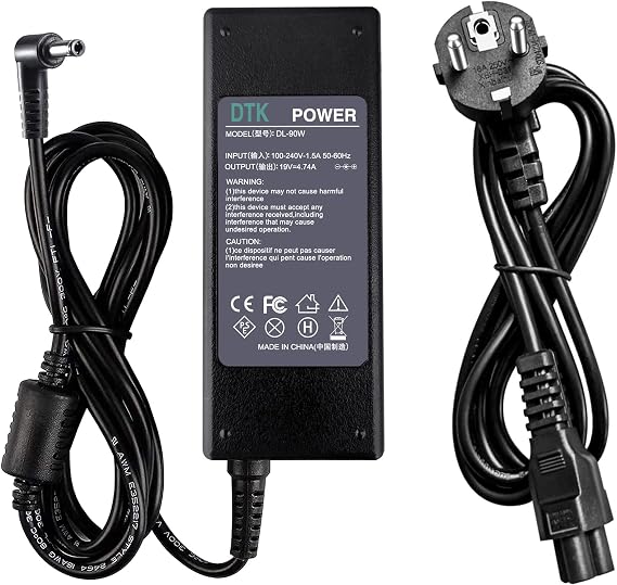 DTK ASUS 19V 4.74A için güç kaynağı ASUS dizüstü bilgisayar şarj kablosu için 90W şarj cihazı AC adaptör fişi: 5.5 x 2,5 mm