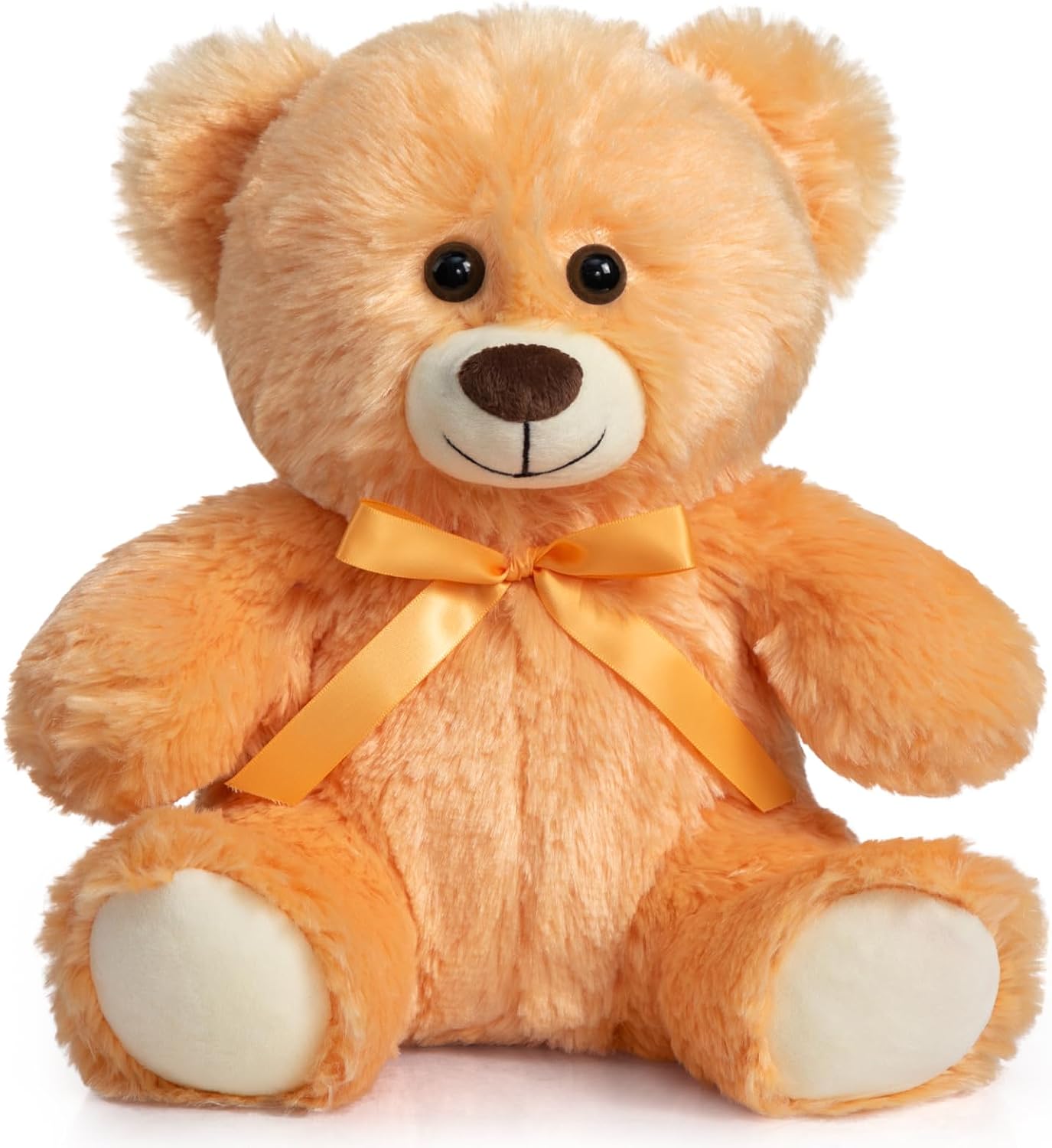 BEJOY Teddy Bear, Cute Soft Teddies, Small Soft Plush Toys, Christmas New Year Birthday Day Gift 12 Inches Orange