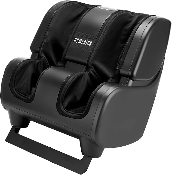 Homedics Foot and Calf Massager, Deep Kneading Rolling Massage 4 Programs