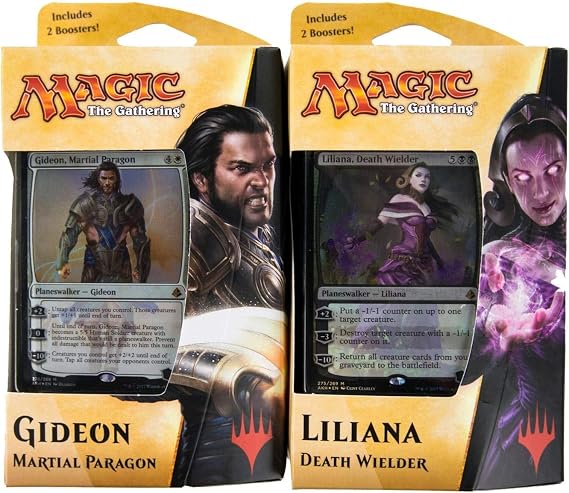 Magic The Gathering Amonkhet Planeswalker Decks Set - 150 Cards - Gideon & Liliana