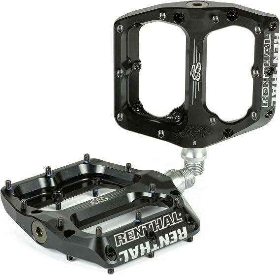 Renthal Revo-F Flat Pedals Black, One Size