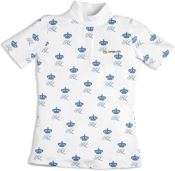 Equestrian San Francisco Crown Ladies Showshirt Short Sleeve (X-Large)