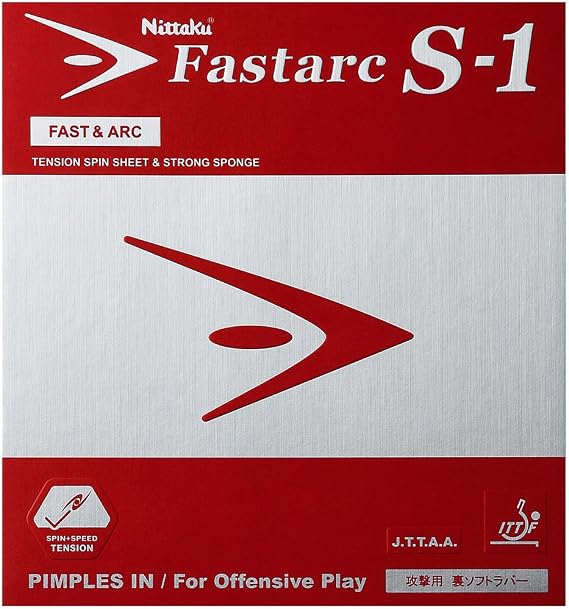 Nittaku NR-8719 Table Tennis Rubber Fastac S-1 Soft Back Tension