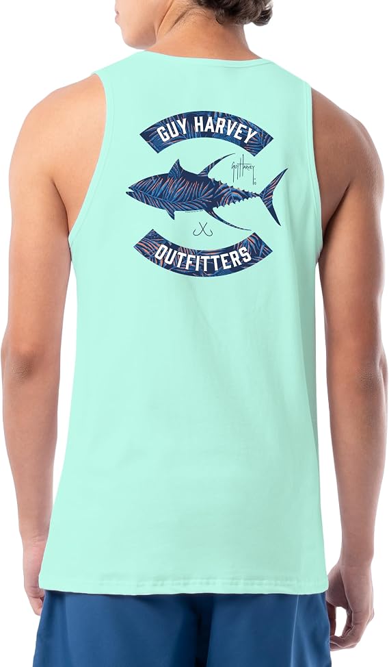 Guy Harvey Men's Fish Collection Graphic Tank Top