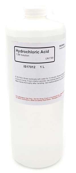 ALDON Innovating Science Hydrochloric Acid Solution, 1.0M, 1L - The Curated Chemical Collection